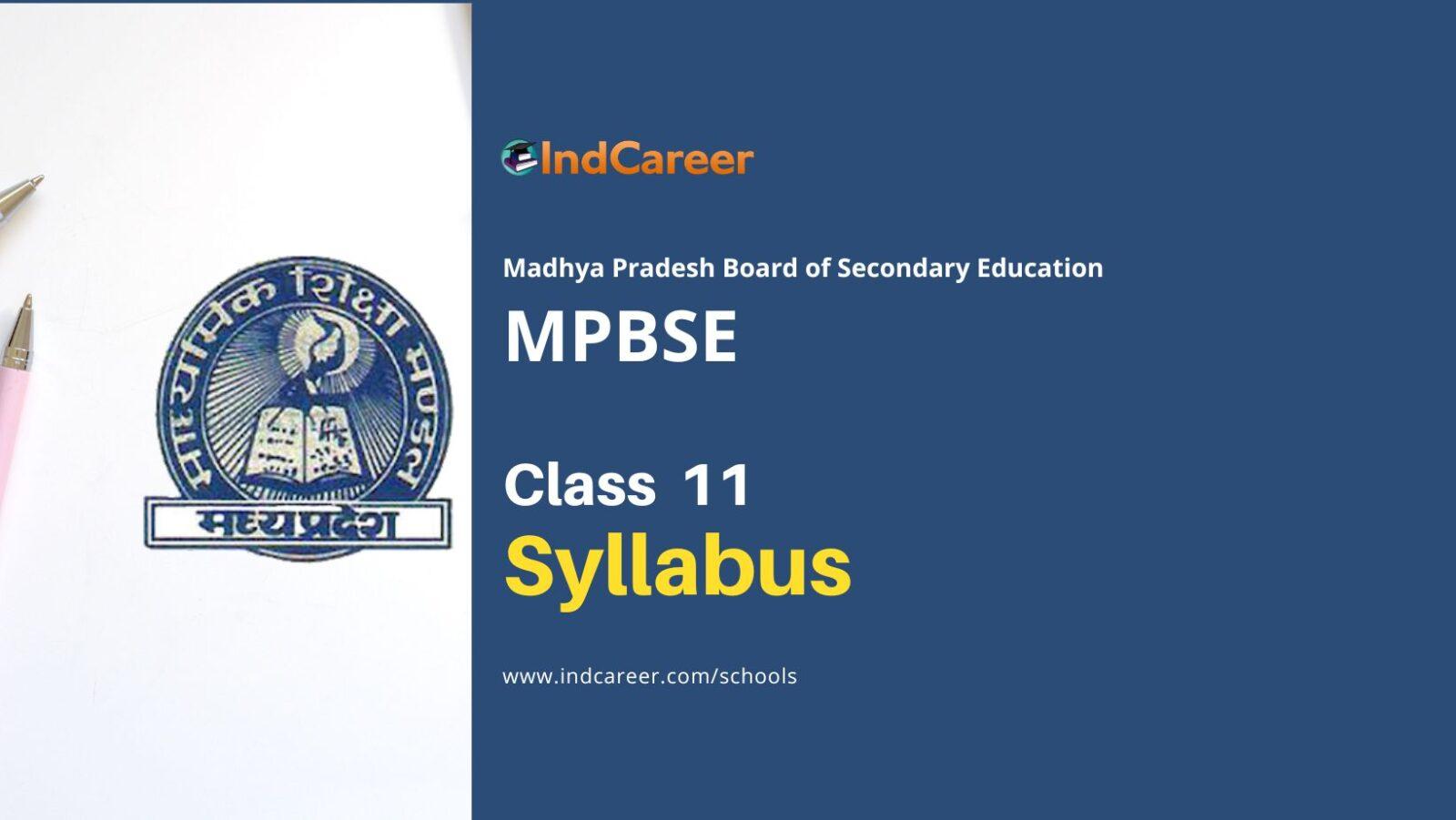 MP Board 11th Syllabus