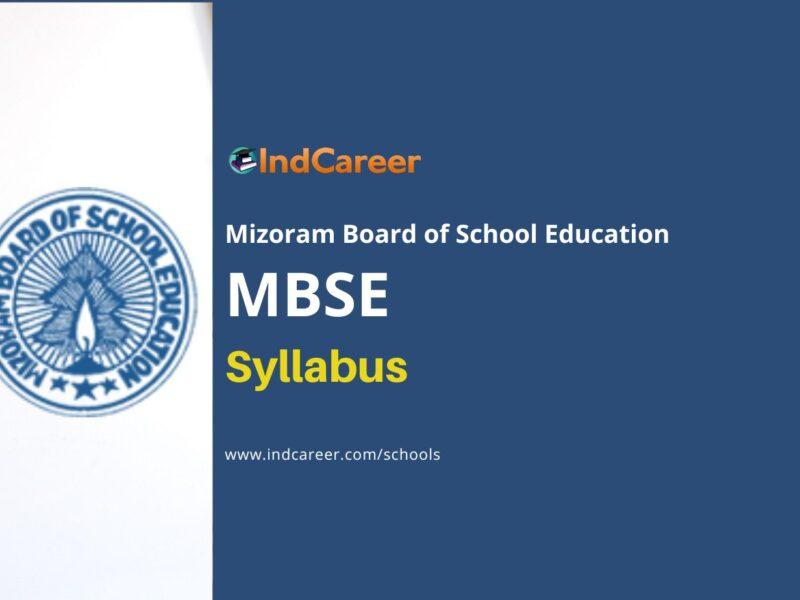 Mizoram Board Syllabus