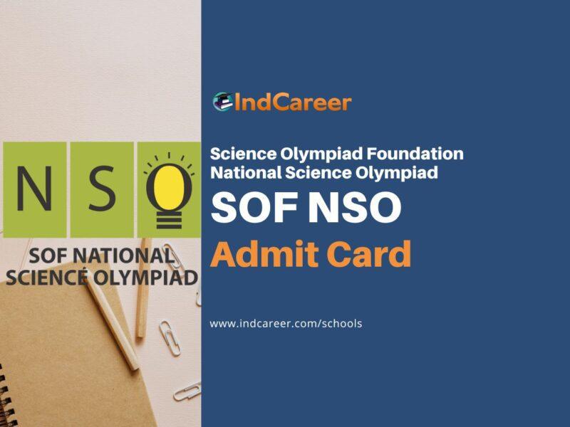 SOF NSO Admit Card