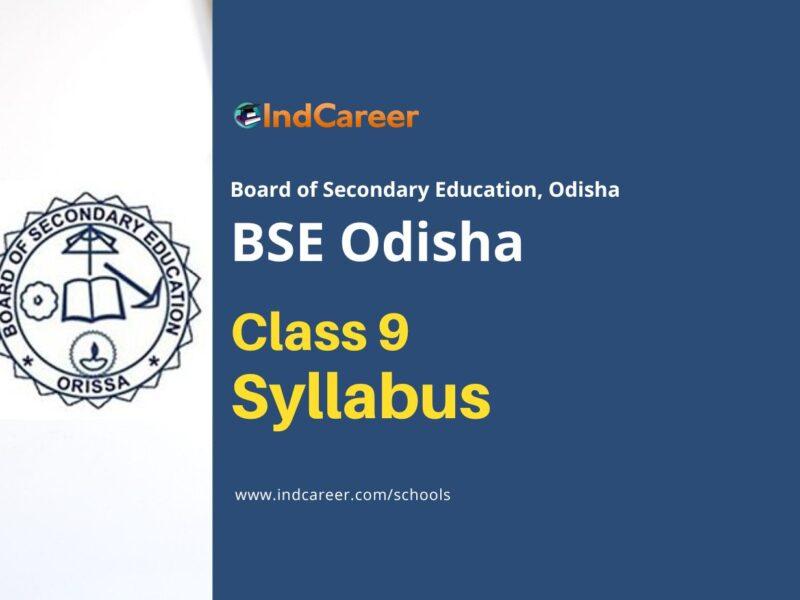 Odisha Board Syllabus for Class 9: BSE Odisha Class 9th Syllabus