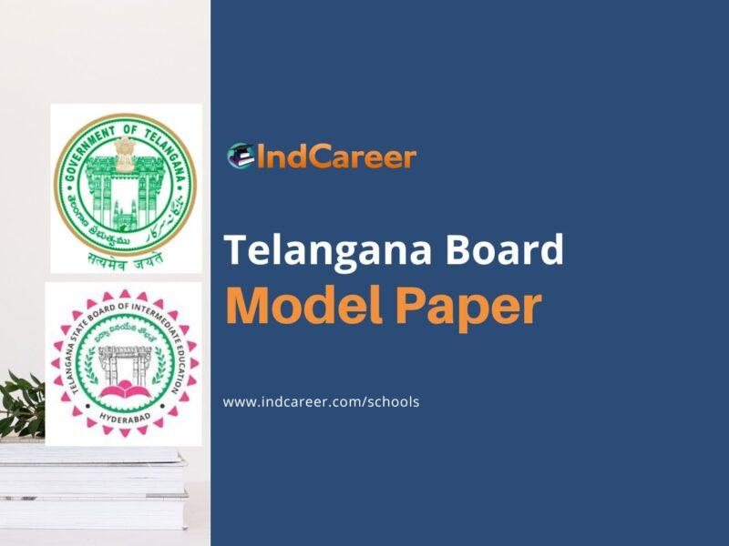 Telangana Board Model Question Paper: Download BSE Telangana, TSBIE Sample Papers