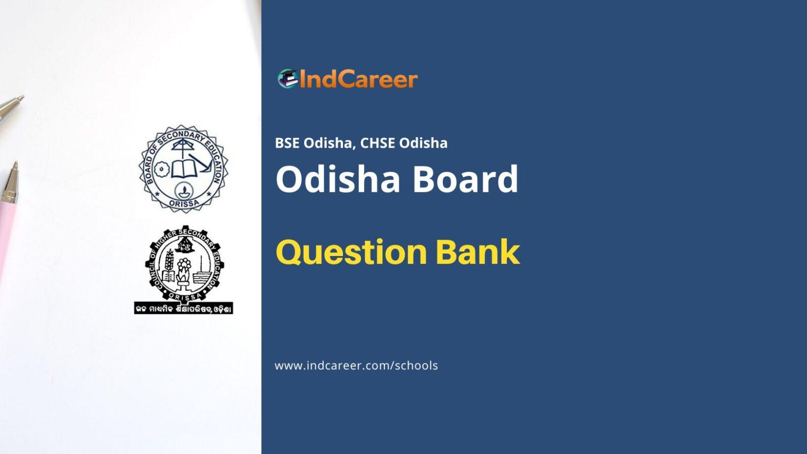 Odisha Board Question Bank