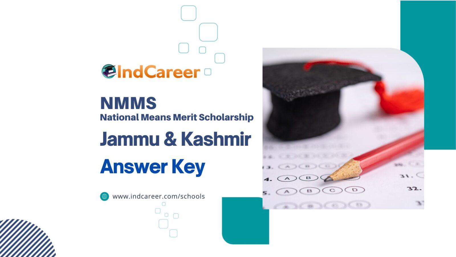 Jammu and Kashmir NMMS Answer Key