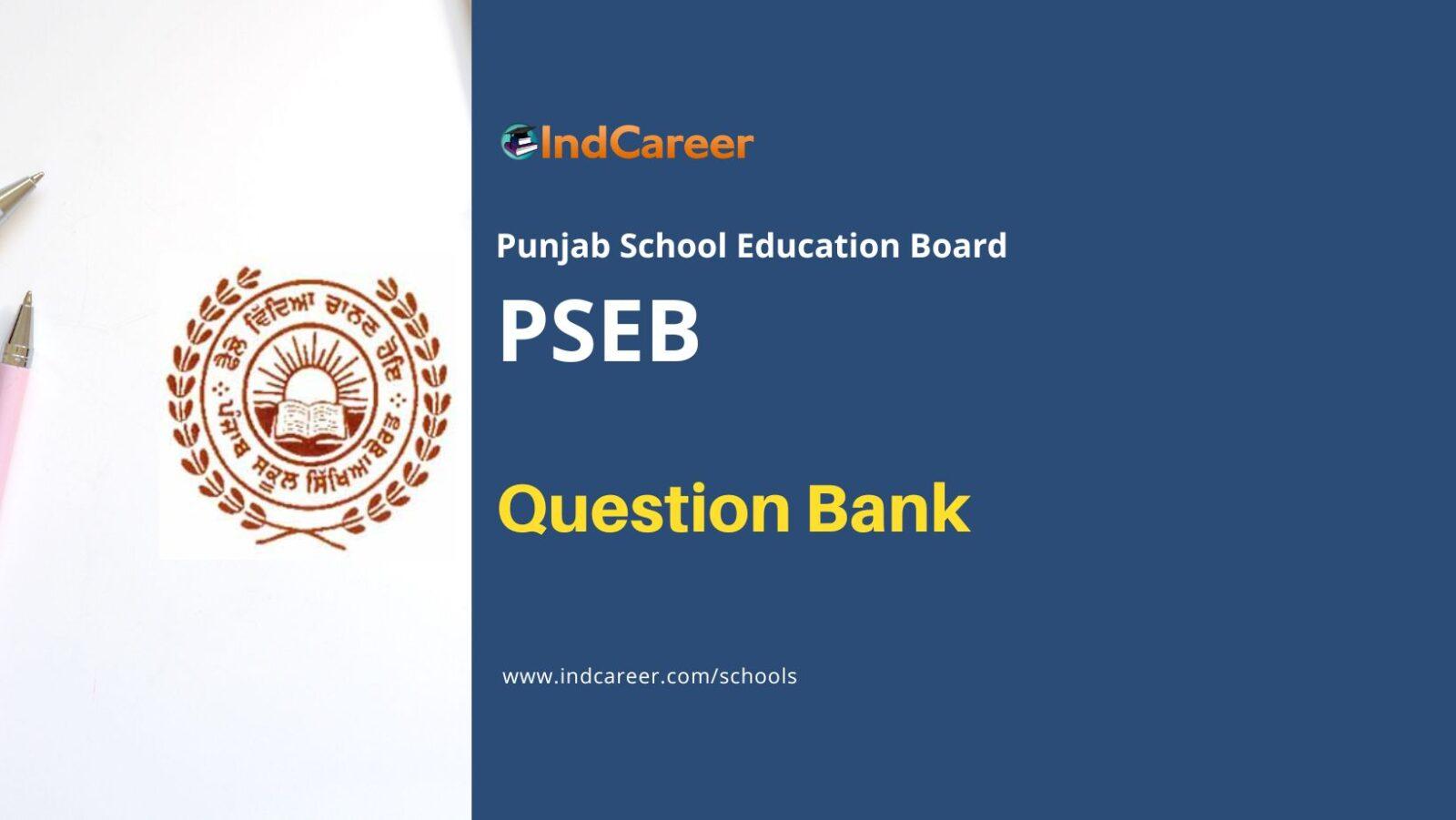 PSEB Question Bank