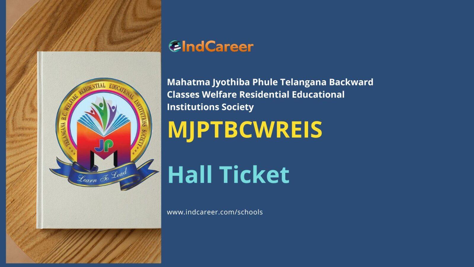 MJPTBCWREIS Hall Ticket