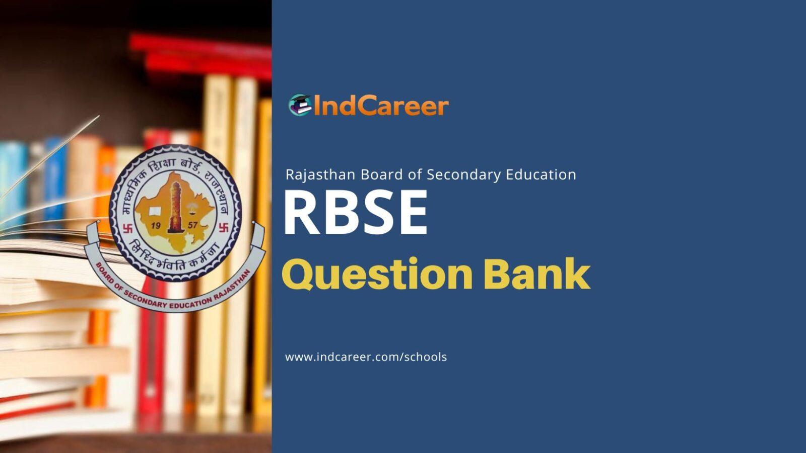 Rajasthan Board Question Bank