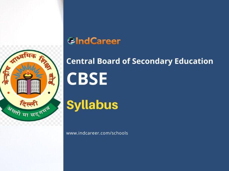 CBSE Syllabus