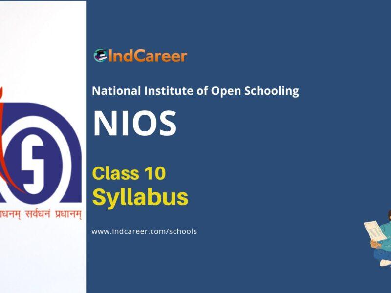 NIOS Class 10 Syllabus