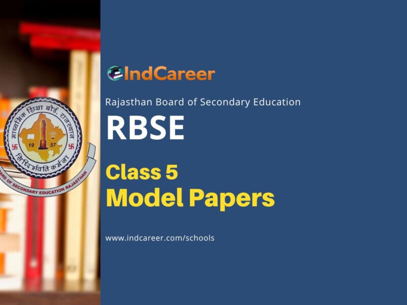 Rajasthan Board Class 5th Model Question Papers