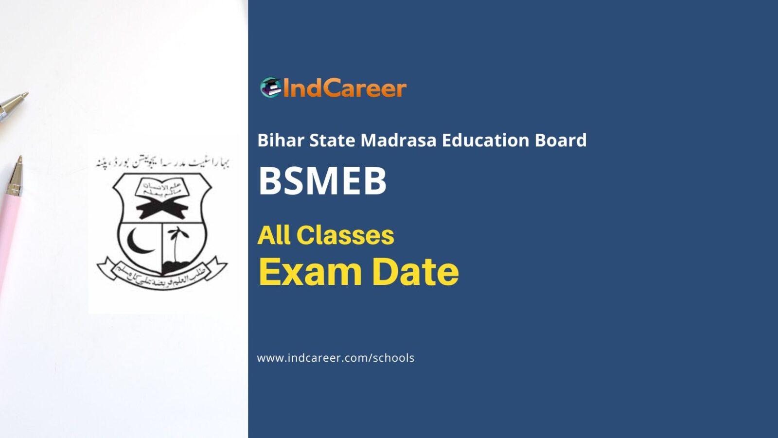 Bihar Madarsa Board Time Table: Tahtania, Wastania, Fauquania, Moulvi Exam Dates