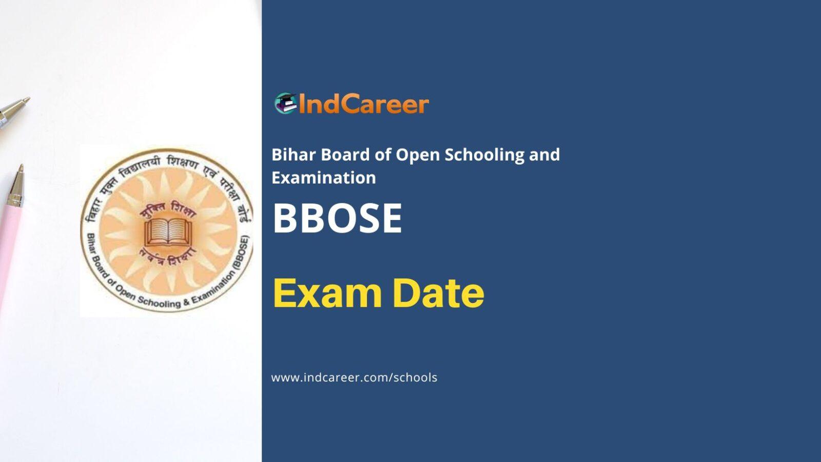BBOSE Exam Date