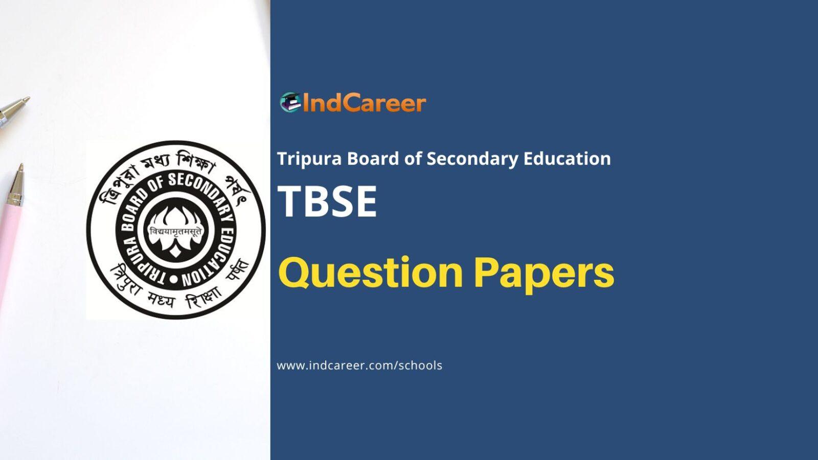 Tripura Board Previous Year Question Papers
