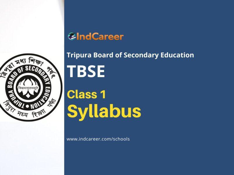 TBSE Class 1 Syllabus