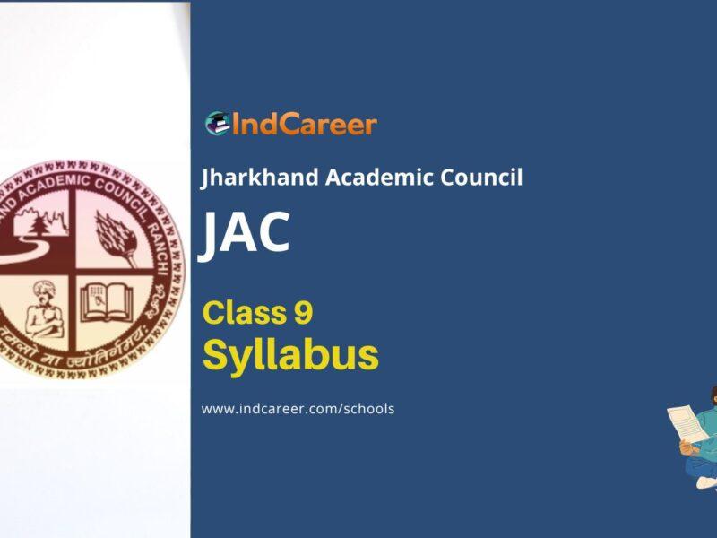 JAC Class 9 Syllabus