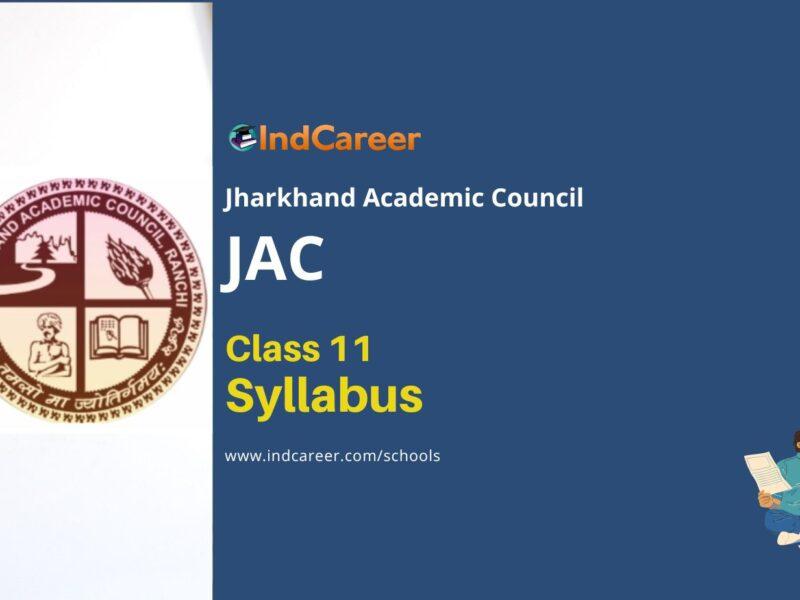 JAC Class 11 Syllabus