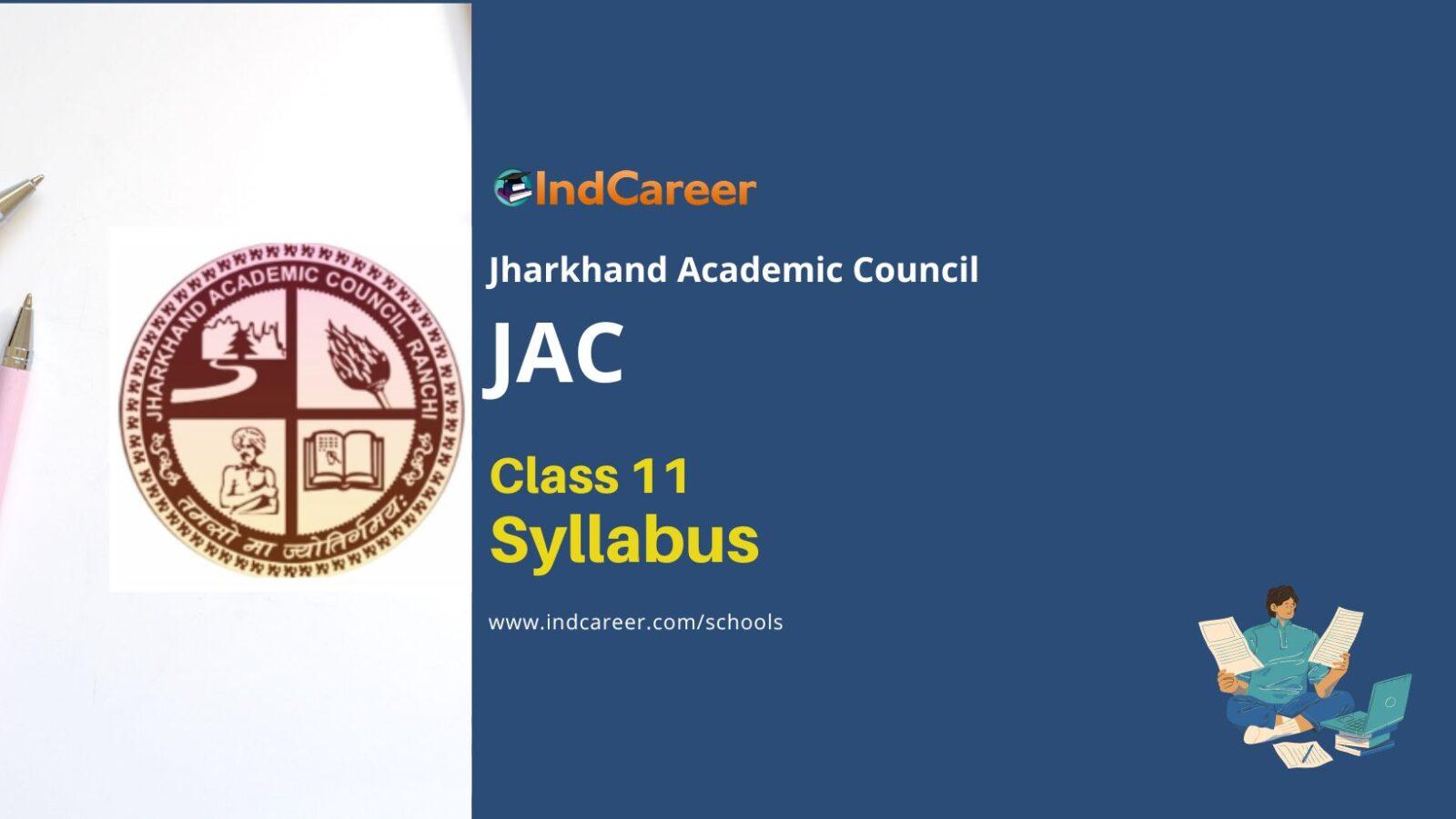 JAC Class 11 Syllabus