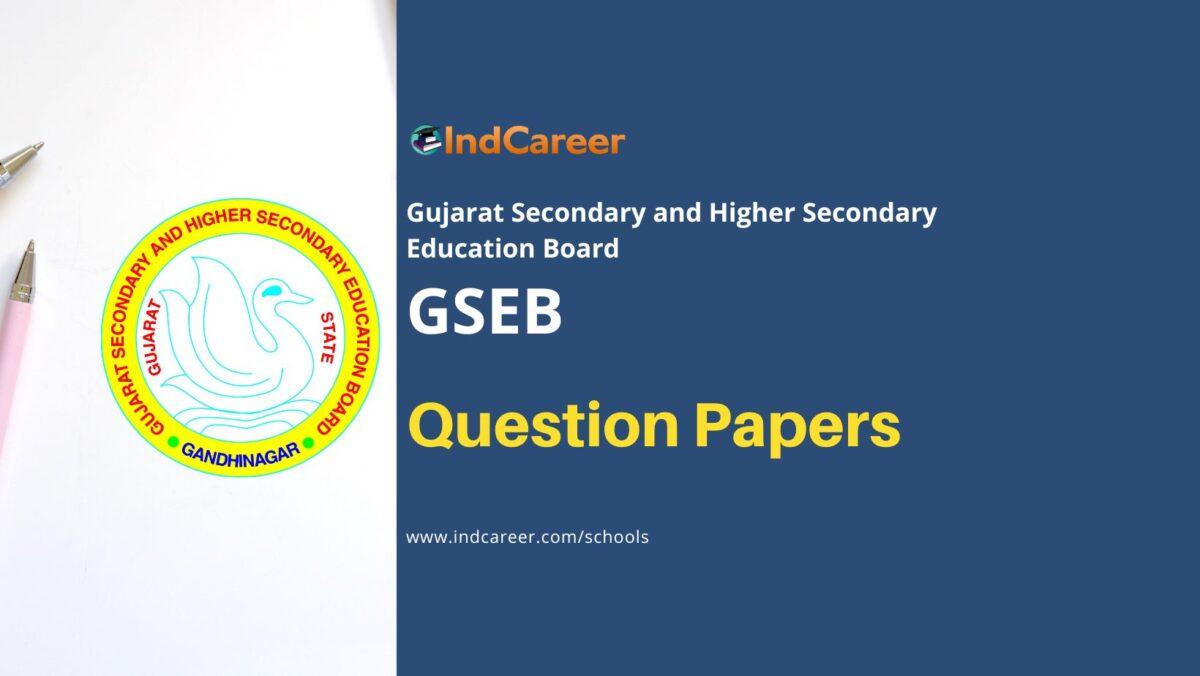 Gujarat Board Previous Year Question Papers