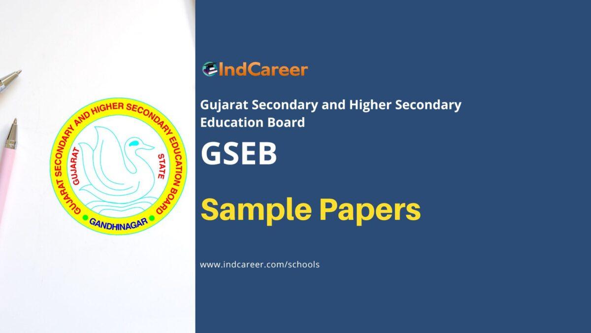 GSEB Sample Paper: Download Gujarat Board Model Papers