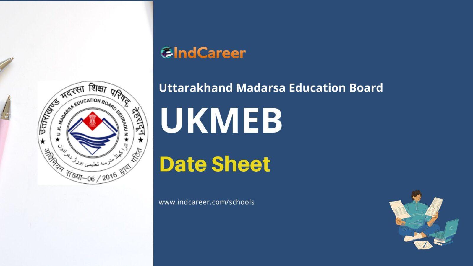 UK Madarsa Board Date Sheet: Munshi, Maulvi, Alim, Kamil, Fazil Exam Dates