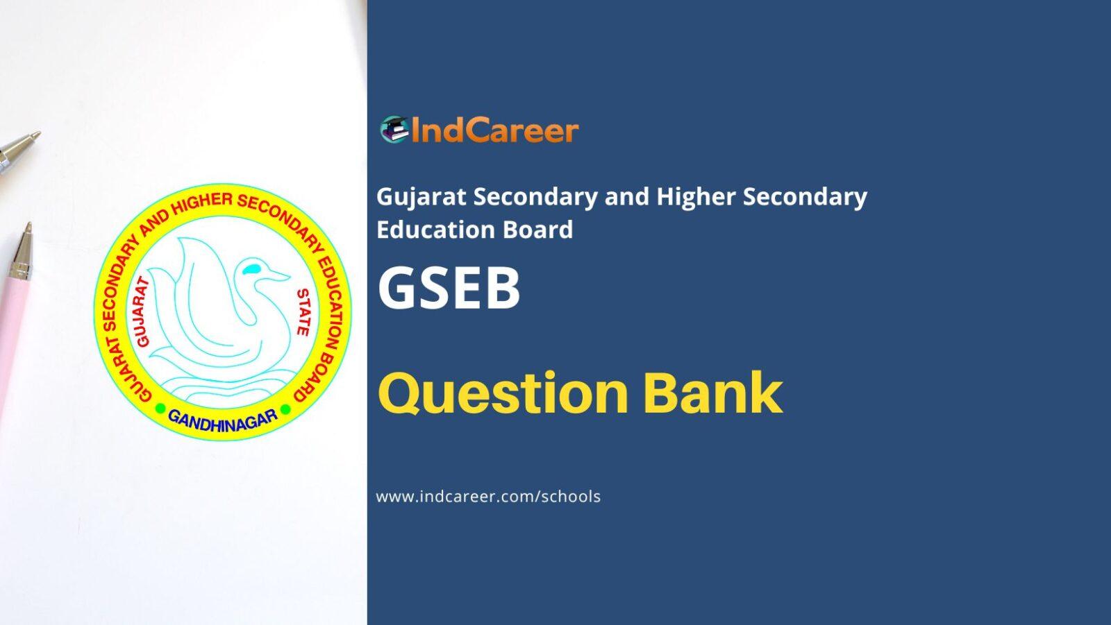 Gujarat Board Question Bank