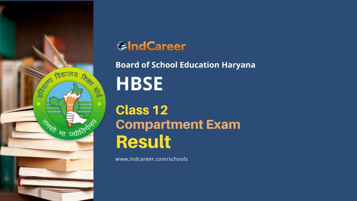 HBSE 12th Compartment Exam Result