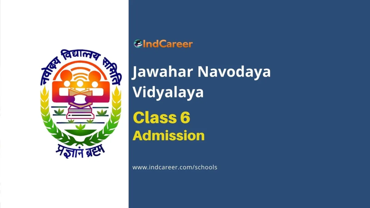 Navodaya Vidyalaya Class 6 Admission