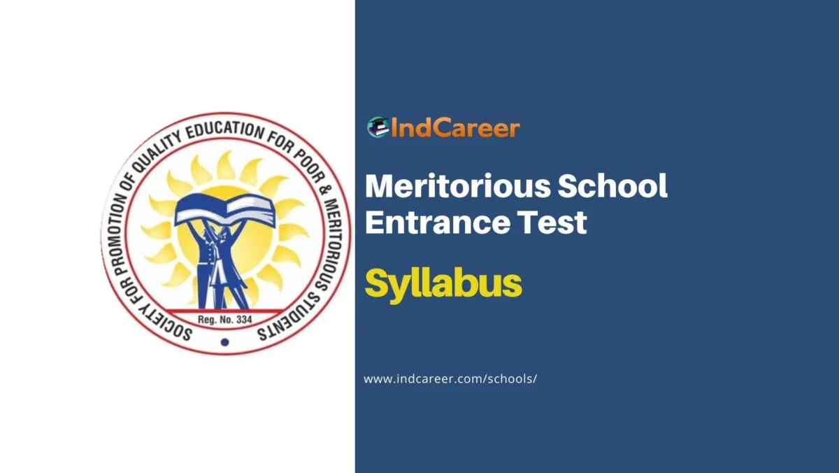 Meritorious School Admission Syllabus