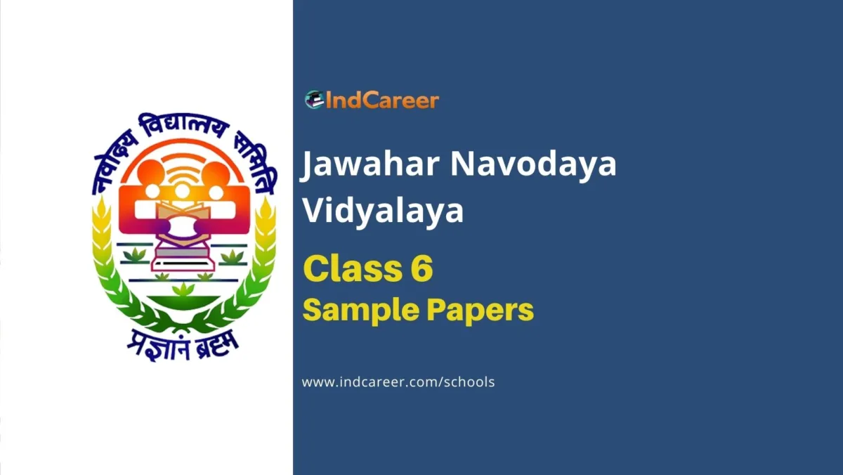 Jawahar Navodaya Vidyalaya Admission Class 6 Sample Papers