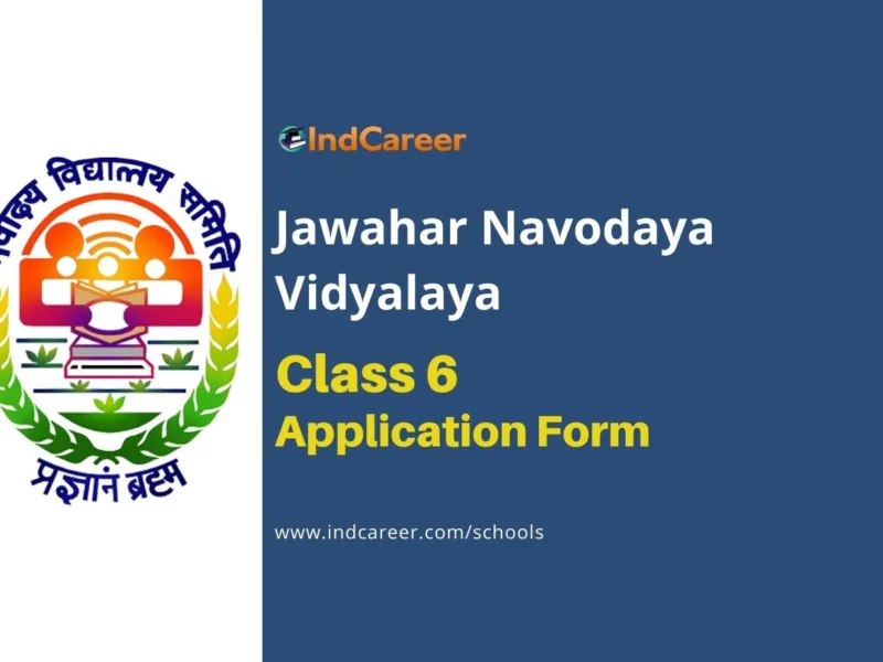 Navodaya Vidyalaya Class 6 Admission Application Form
