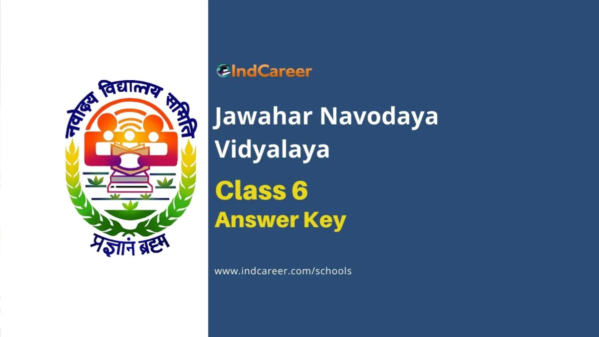 Jawahar Navodaya Vidyalaya Answer Key