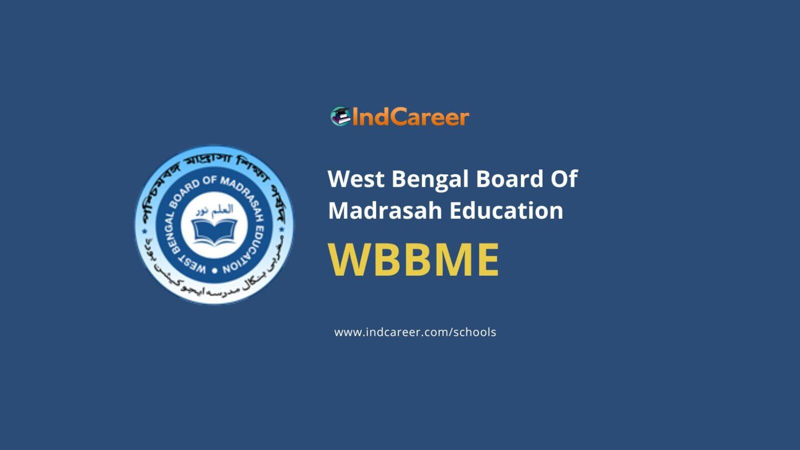 WBBME: Result, Syllabus - West Bengal Board Of Madrasah Education