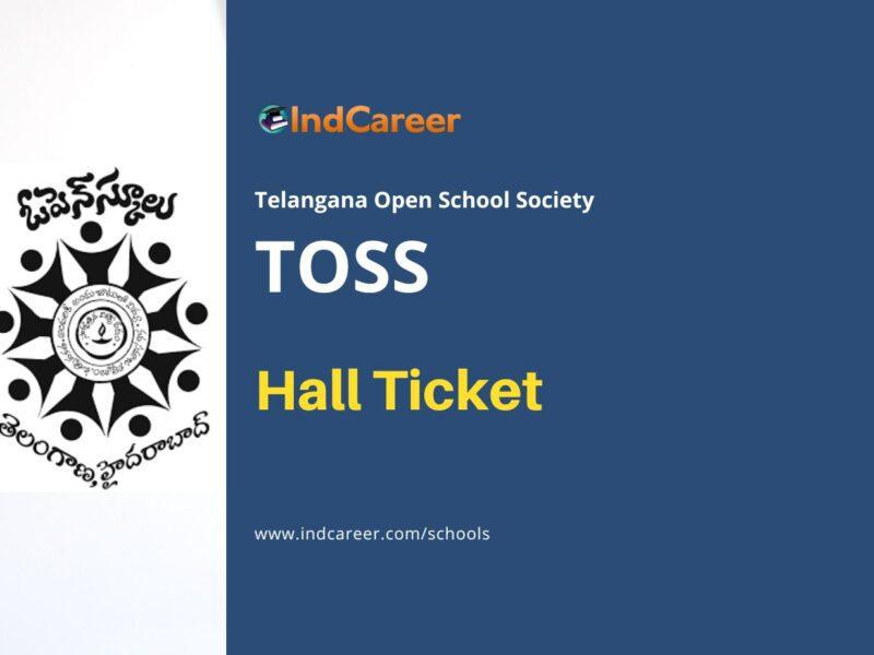 TOSS Hall Ticket: Download Telangana Open School 10th, 12th Hall Ticket