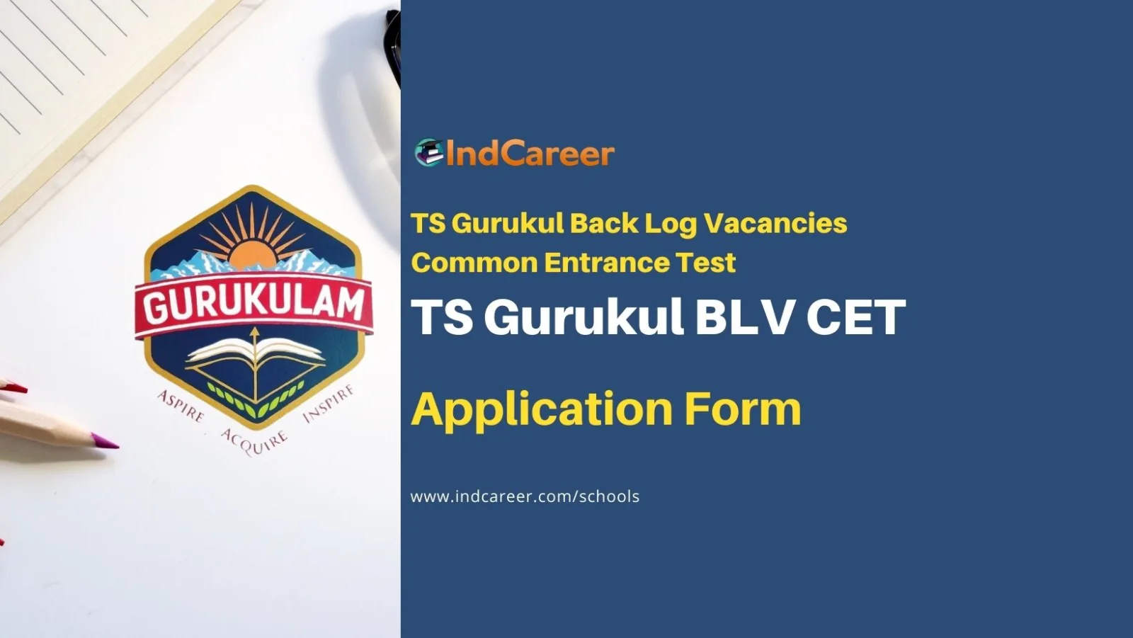 Telangana BLV CET Application Form