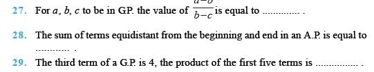 Sequence and Series