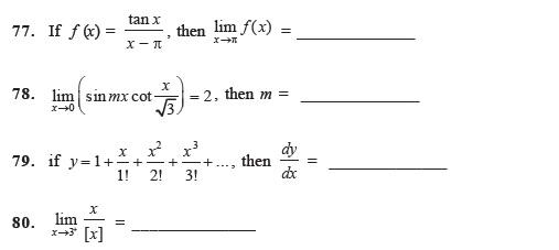 Limits and Derivatives