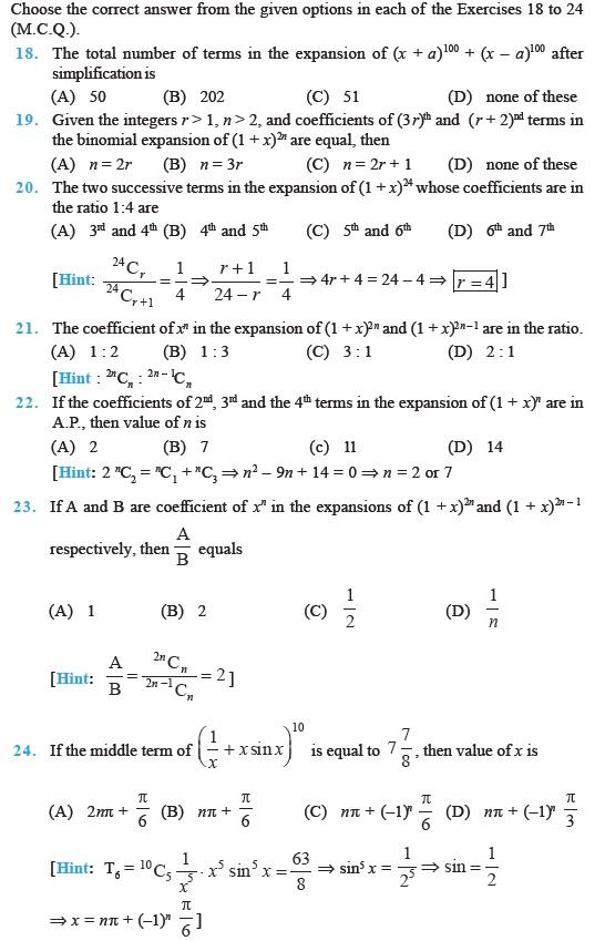 Binomial Theorem