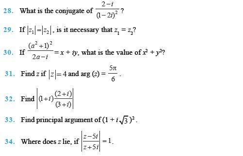 Complex Numbers and Quadratic Equations