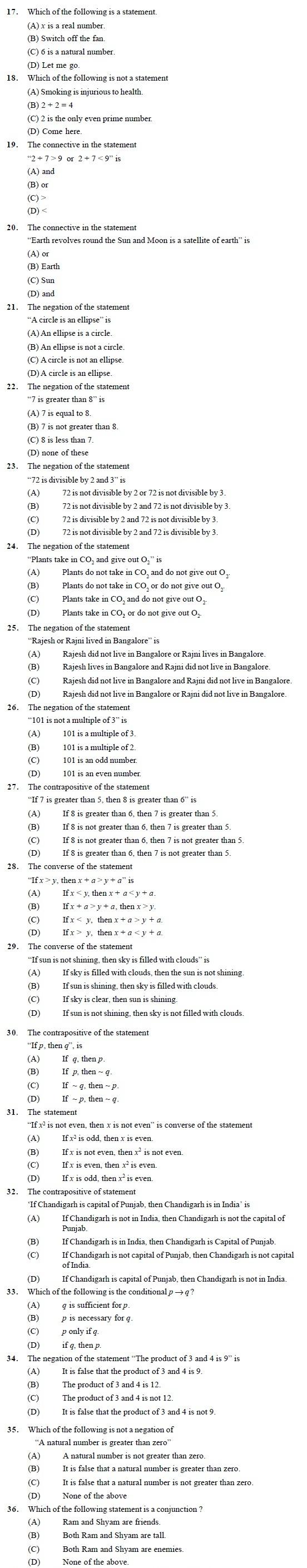 Mathematical Reasoning