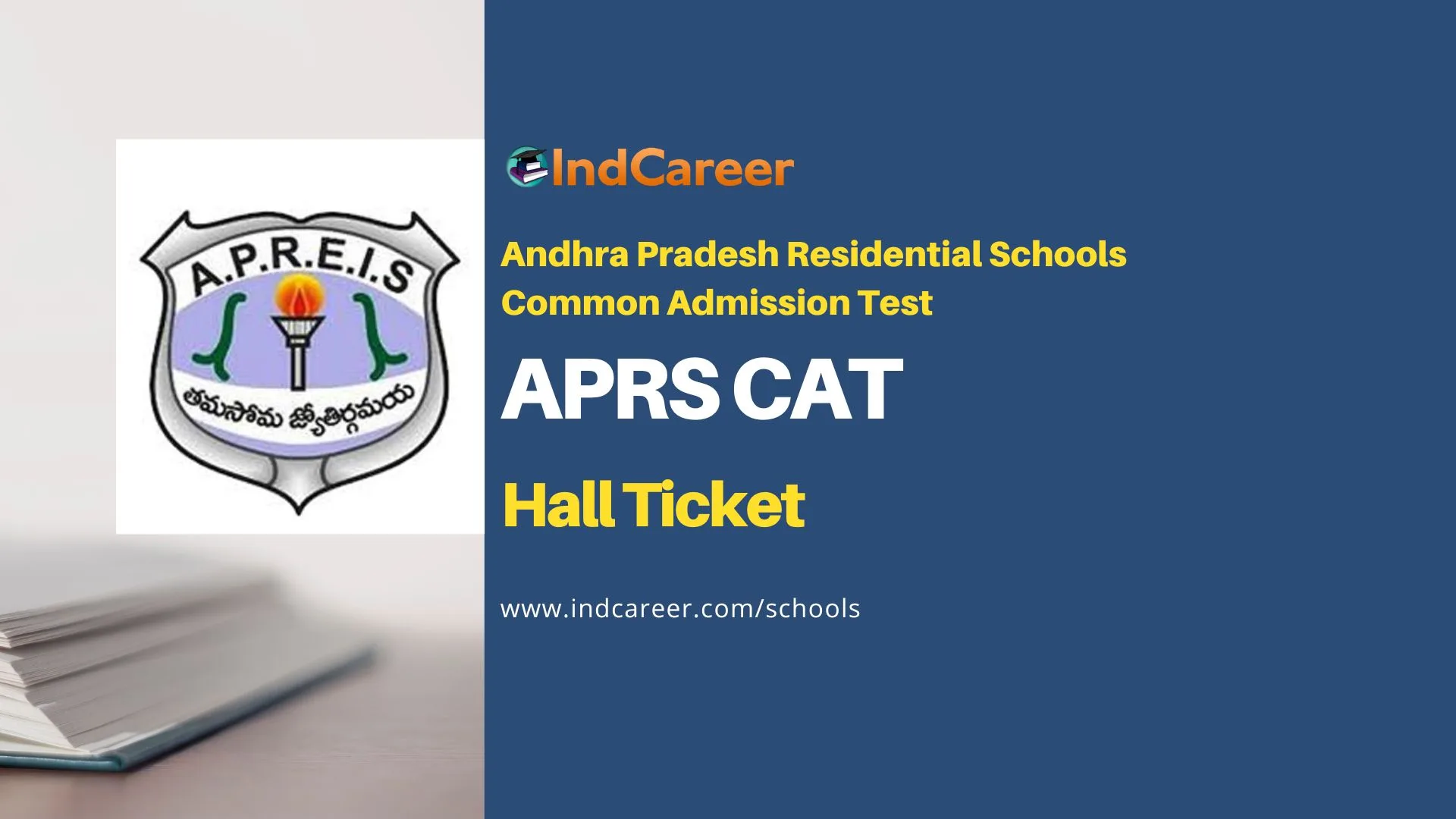 APRS CAT Hall Ticket