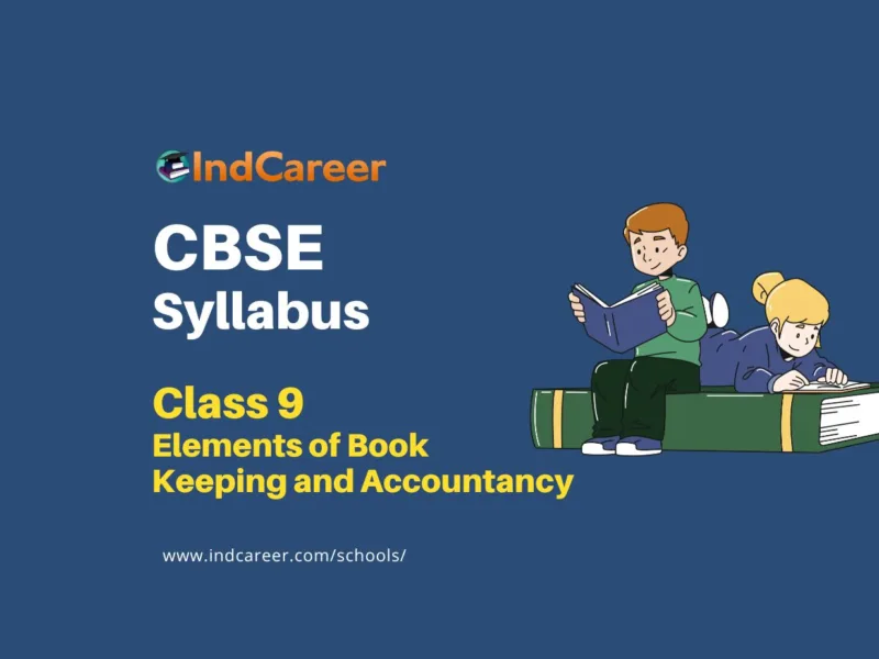 CBSE Class 9 Elements of Book Keeping and Accountancy Syllabus