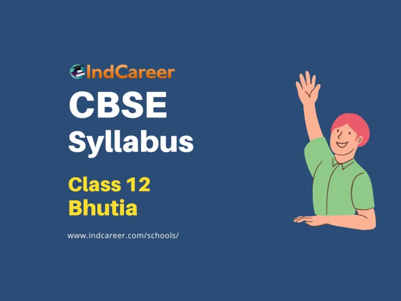 CBSE Class 12 Bhutia Syllabus