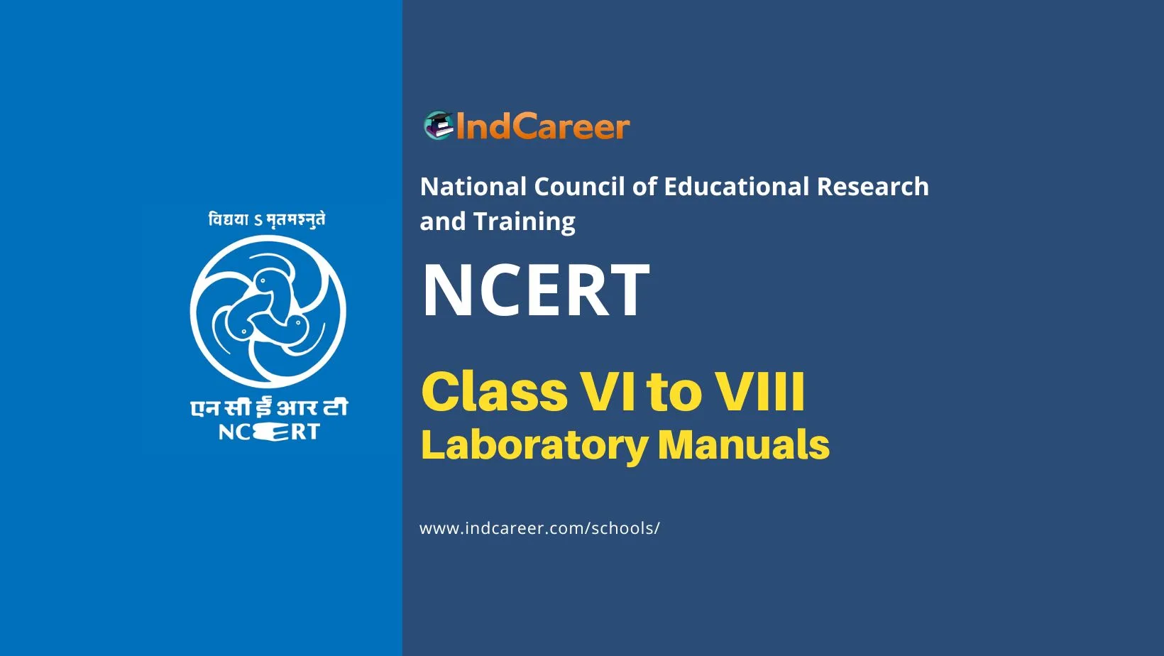 NCERT Laboratory Manuals for Class VI to VIII IndCareer Schools