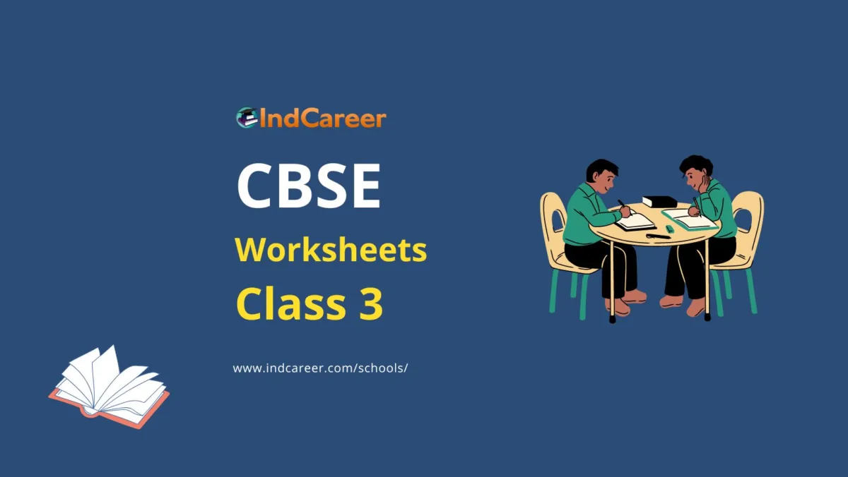 CBSE Worksheets for Class 3
