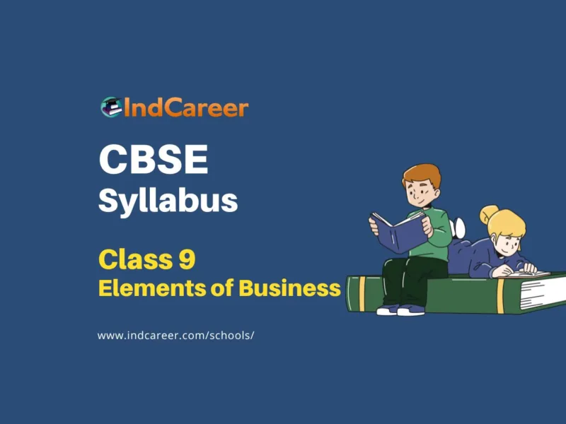 CBSE Class 9 Elements of Business Syllabus