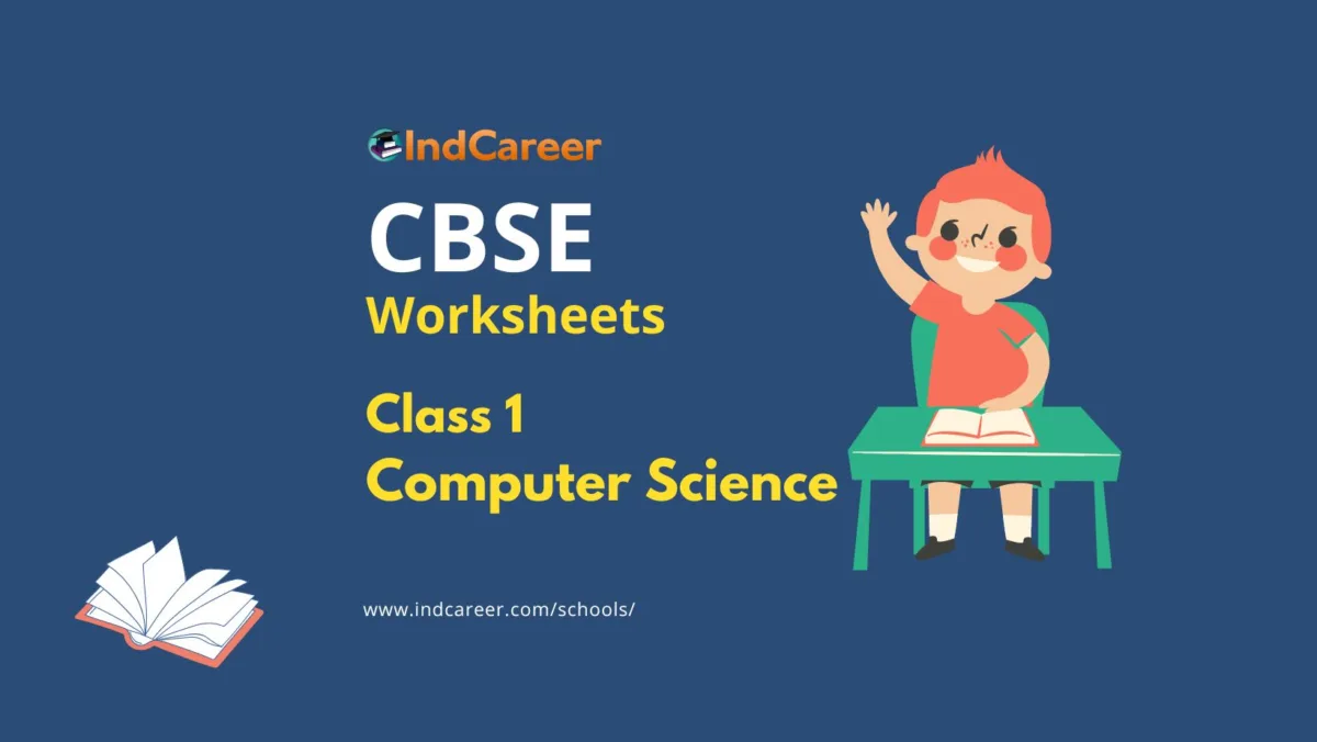 Worksheets for Class 1 Computer Science