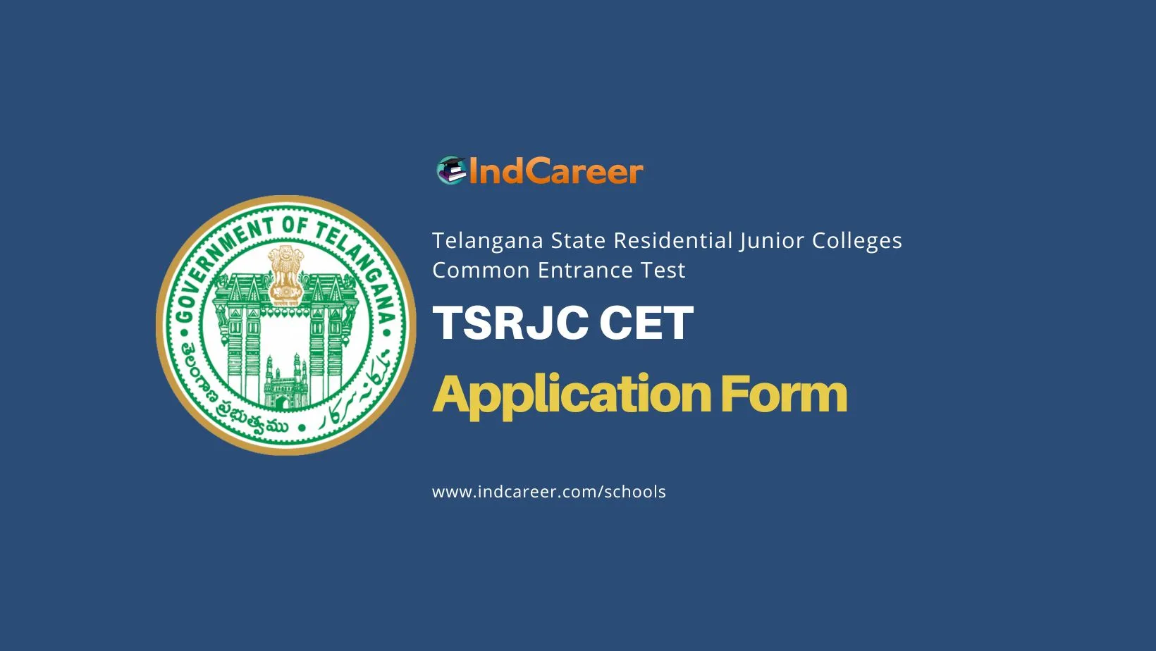 TSRJC CET Application Form
