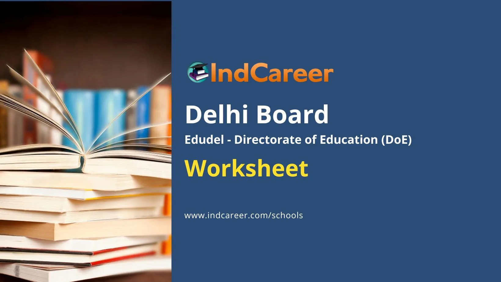 Delhi Edu Del Worksheet for Class 1 to 10