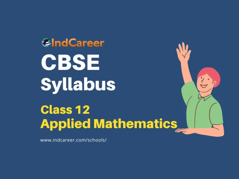 CBSE Class 12 Applied Mathematics Syllabus