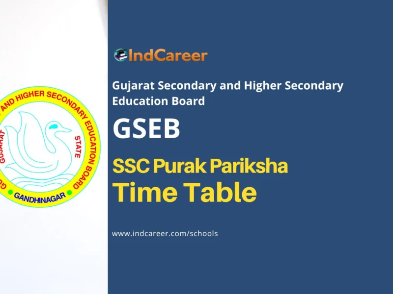 GSEB SSC Purak Pariksha Exam Date