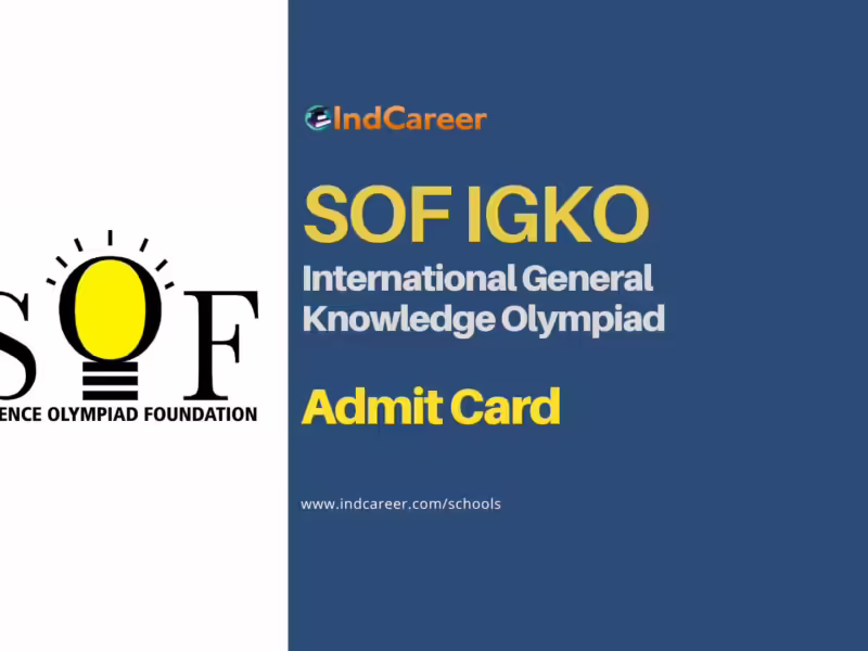 SOF IGKO Admit Card